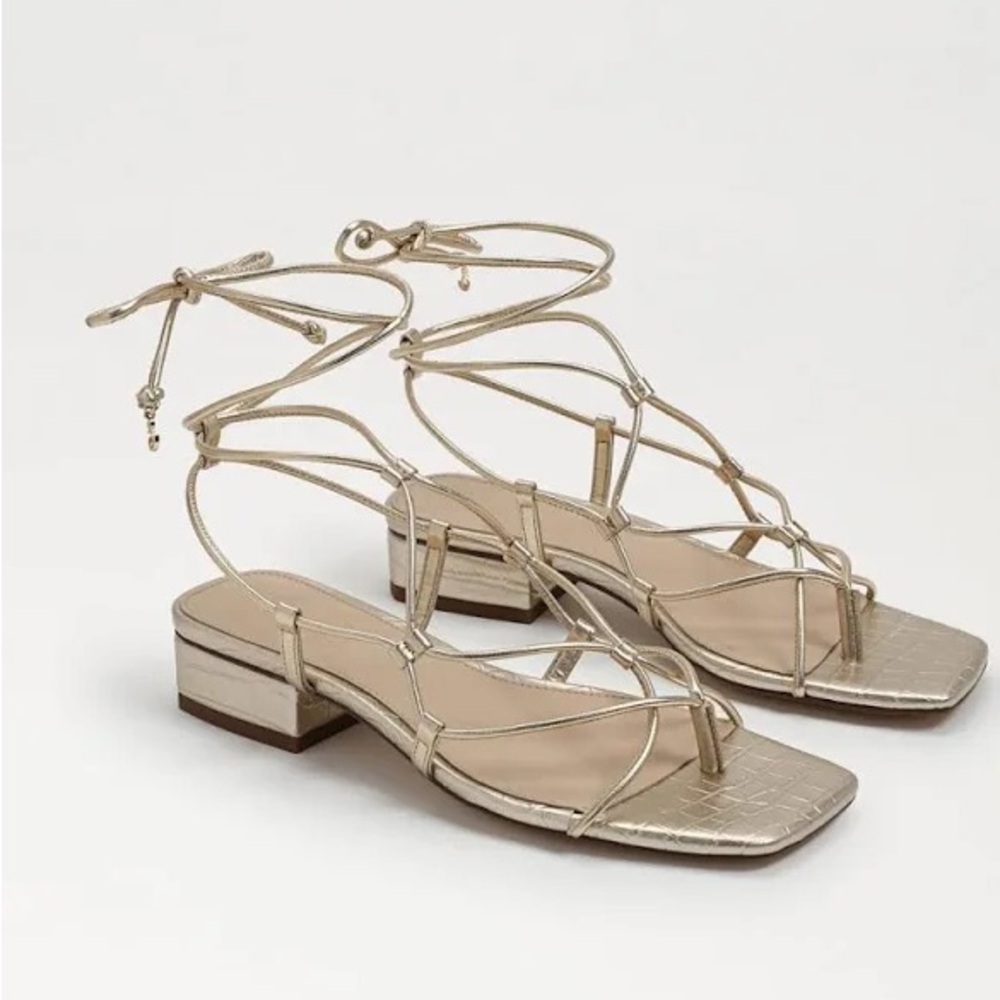Sam Edelman Daffy Sandals in Gold size 6.5
